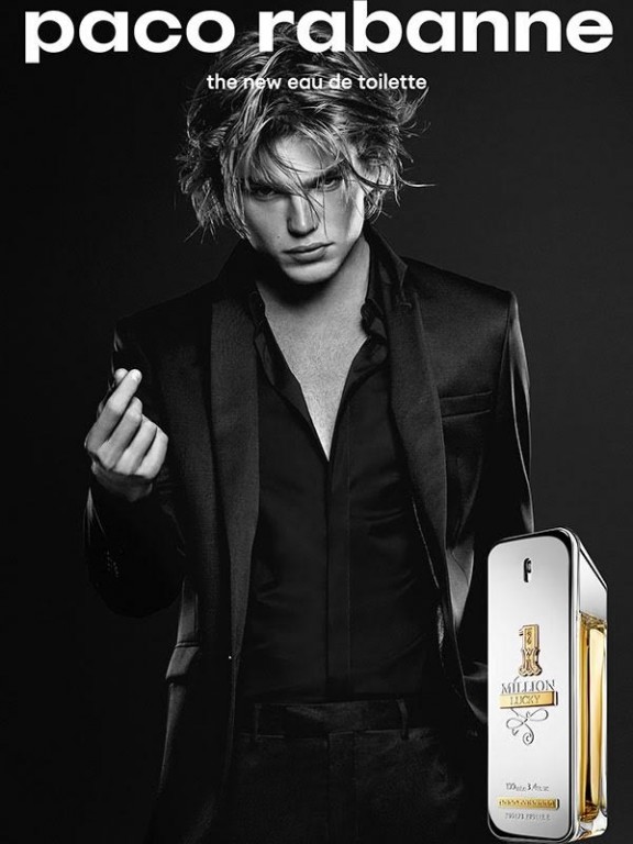 Jordan Barrett Paco Rabanne 1 Million Lucky Fragrance DNA Models