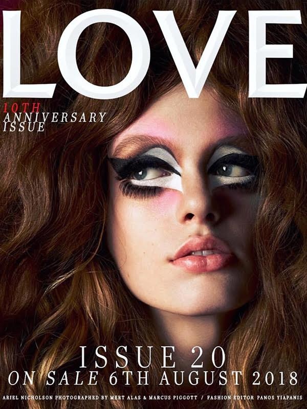 Ariel Nicholson – Mert & Marcus – LOVE Magazine – FW 2018 – DNA Models
