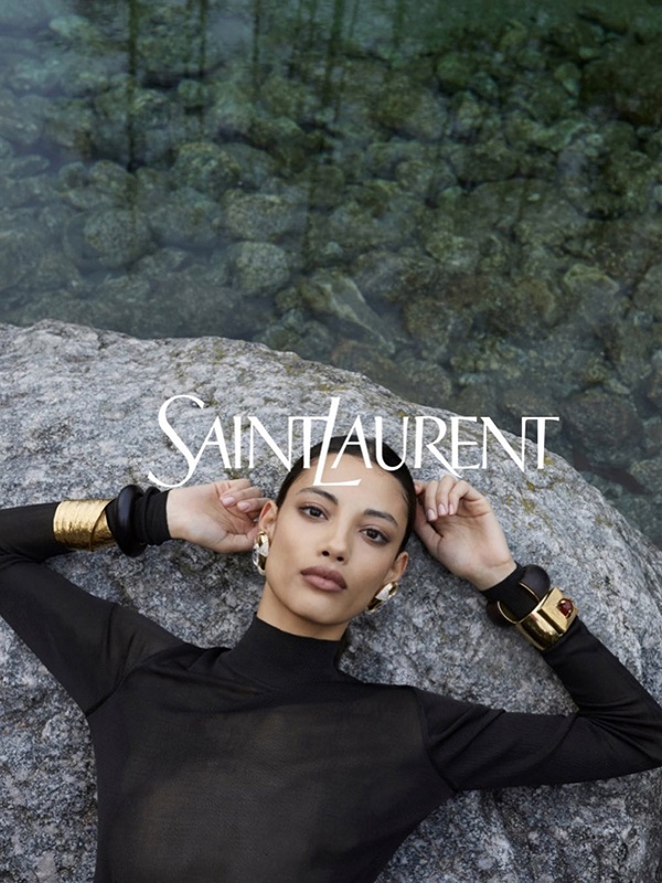 Chaima Ameziane – Juergen Teller – Saint Laurent Spring Summer 2023 ...